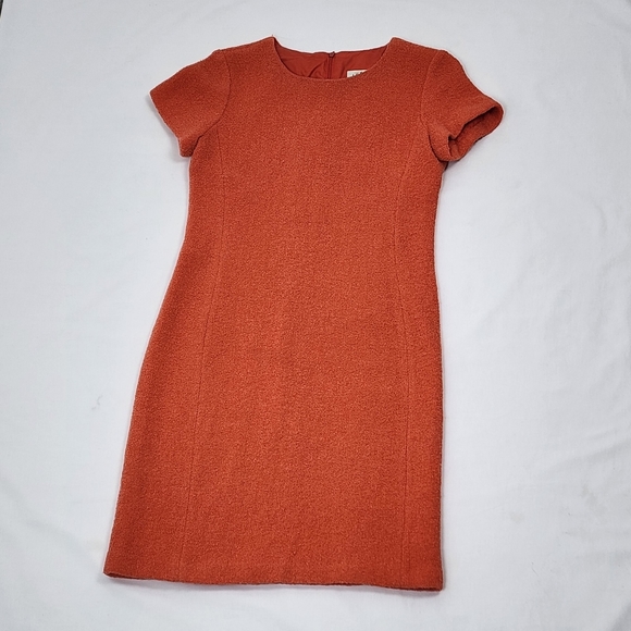 Whistles UK Vintage Mod 60s Style Dress Boucle Wool Crew Neck Mid Century Retro - Picture 13 of 16